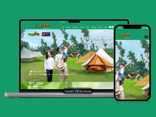 Website Cibalung Happy Land