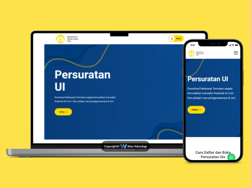 Website Persuratan UI