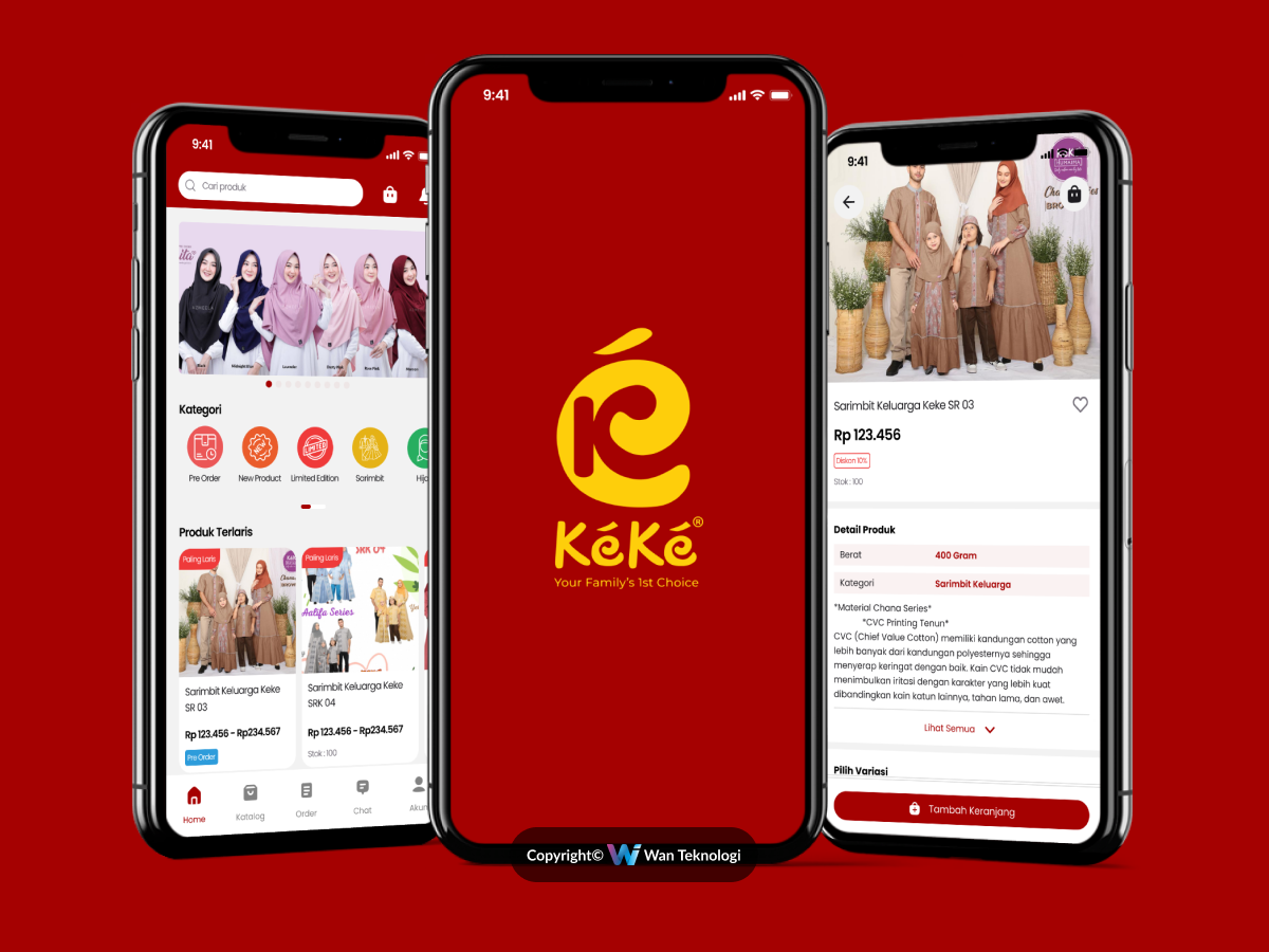 Mobile Apps Keke Busana