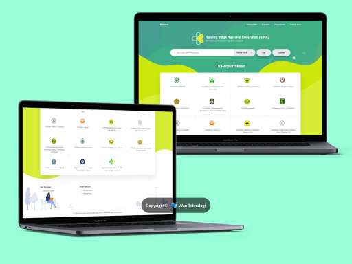 Website KINK (Katalog Induk Nasional Kesehatan)