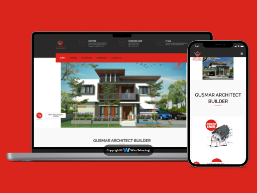 Website Gusmar Arsitektur