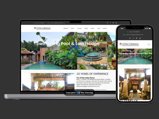 Website Artejo Cipta Karya